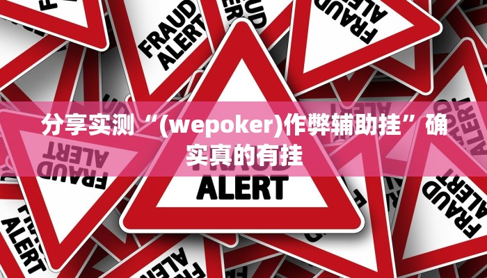 玩家辅助神器:wepoker辅助挂开挂方法”其实确实有挂