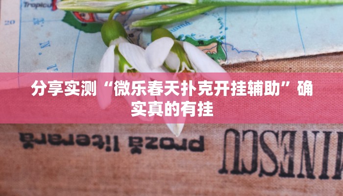 分享实测“微乐春天扑克开挂辅助”确实真的有挂