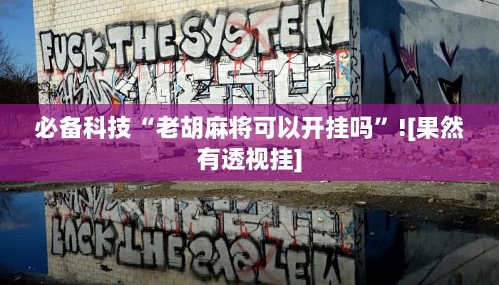 必备科技“老胡麻将可以开挂吗”![果然有透视挂]