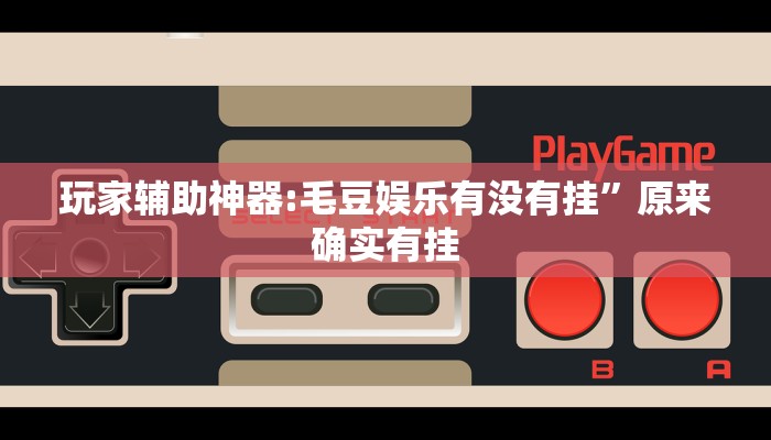 玩家辅助神器:毛豆娱乐有没有挂”原来确实有挂 玩家辅助神器:毛豆娱乐有没有挂”原来确实有挂