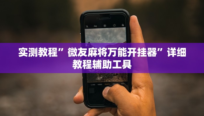 实测教程”微友麻将万能开挂器”详细教程辅助工具 实测教程”微友麻将万能开挂器”详细教程辅助工具