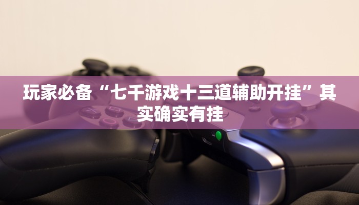玩家必备“七千游戏十三道辅助开挂”其实确实有挂