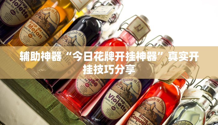 辅助神器“今日花牌开挂神器”真实开挂技巧分享