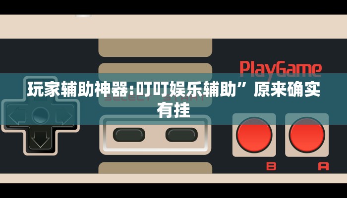 玩家辅助神器:叮叮娱乐辅助”原来确实有挂