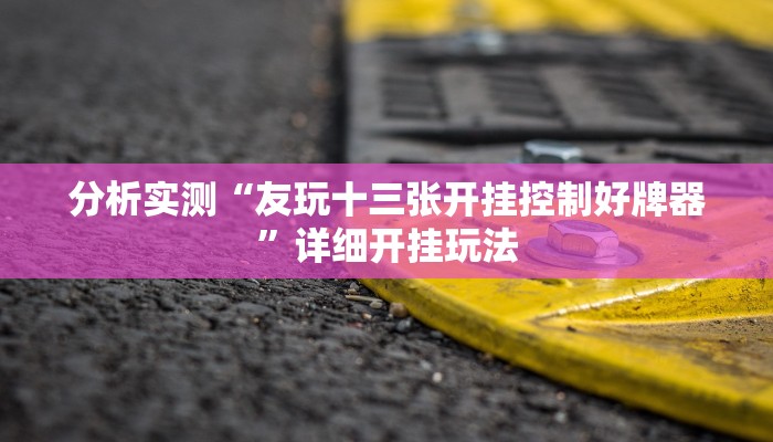 分析实测“友玩十三张开挂控制好牌器”详细开挂玩法 分析实测“友玩十三张开挂控制好牌器”详细开挂玩法