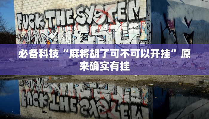 必备科技“麻将胡了可不可以开挂”原来确实有挂 必备科技“麻将胡了可不可以开挂”原来确实有挂